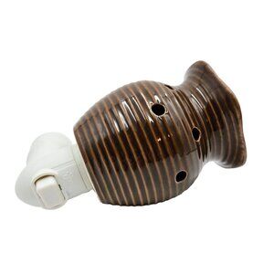 Scentsy Nightlight Wall Plug-In Wax Warmer Groovy Brown Color Beehive Shape Work